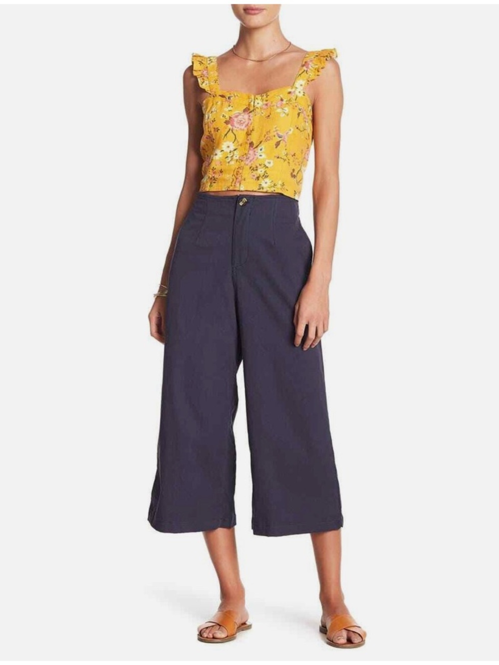 NEW Good Luck Gem High Waist Pants Cropped Black Size XL NWT Nordstrom